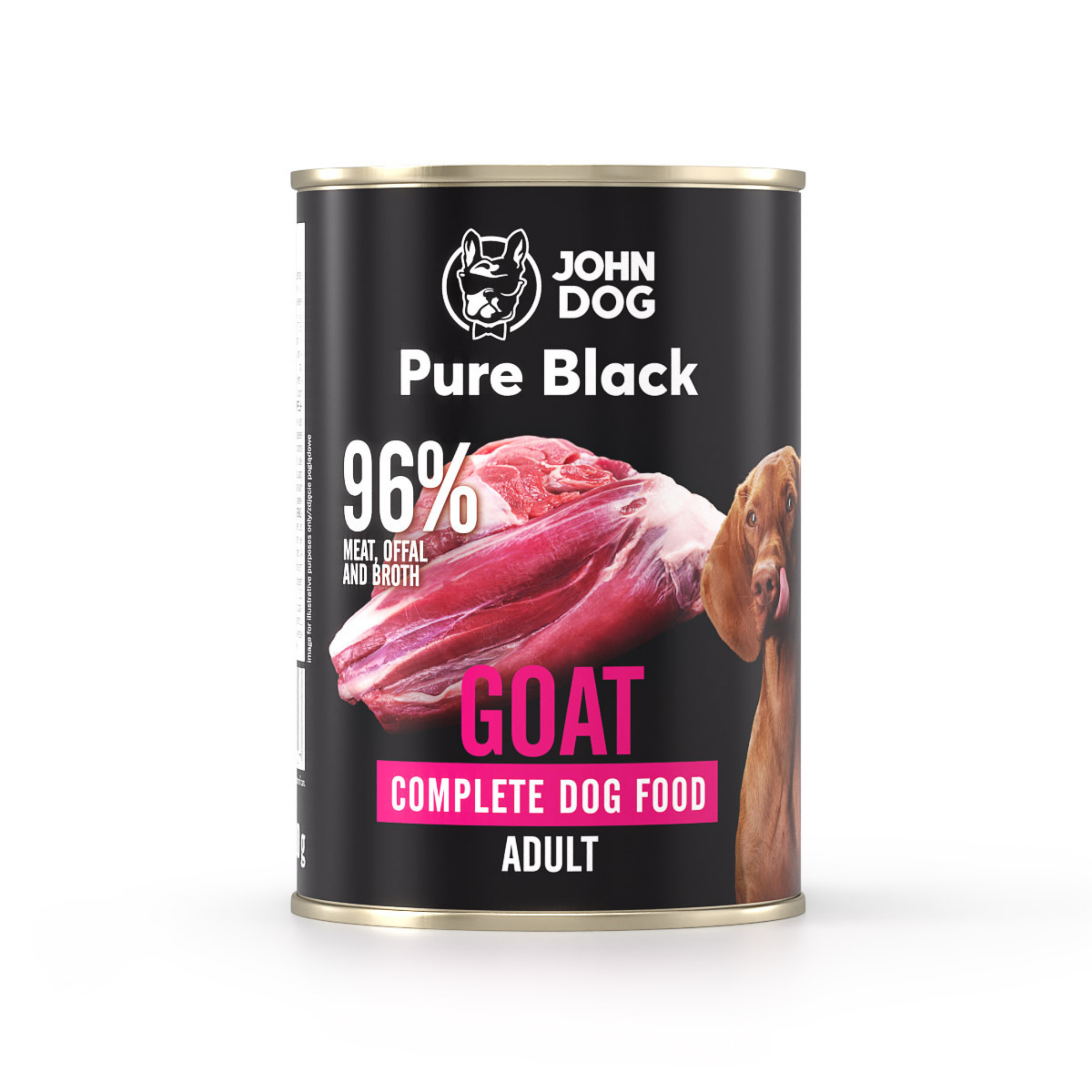 John Dog - Karma mokra - Pure Black Kozina dla dorosłych psów 400g JD_PURE_BLACK_ADULT_kozina_-_400g