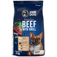 John Dog - Karma sucha Berry Line Wołowina z krylem dla dorosłych psów 3kg