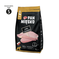 Pan Mięsko - Indyk z bażantem dla dorosłych psów chrupki S 9 kg