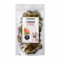 John Dog - Karma sucha Fresh Wieprzowina dla dorosłych psów chrupki L 120g