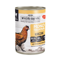 Wiejska Zagroda - Karma Monobiałkowa - Kurczak dla dorosłych kotów 400 g
