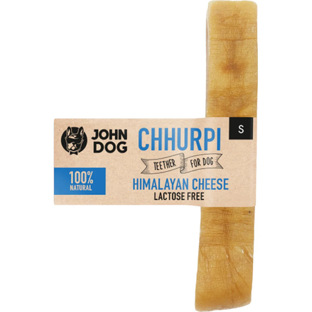 John Dog - Gryzak z sera himalajskiego dla psów Chhrupi ok. 14 cm  (rozm S)