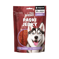 Pan Mięsko - Przysmaki - Miękkie paski jerky z kaczki dla dorosłych psów 100 g