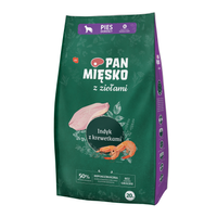 Pan Mięsko z ziołami - Indyk z krewetkami dla dorosłych psów chrupki XL 20 kg