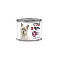 John Dog for Cats - Karma mokra 99 Menu - Kurczak dla dorosłych kotów 200 g