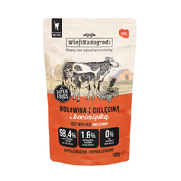 Wiejska Zagroda - Karma mokra - Wołowina z cielęciną i kocimiętką dla dorosłych kotów 100 g