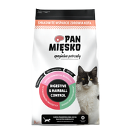 Pan Mięsko - Specjalne Potrzeby – Digestive & Haiball Control dla dorosłych kotów chrupki M 3 kg