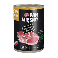 Pan Mięsko - Wieprzowina z jagnięciną dla dorosłych psów 400 g