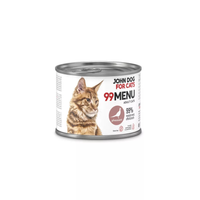 John Dog for Cats - Karma mokra 99 Menu - Bażant dla dorosłych kotów 200 g