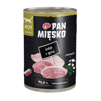 Pan Mięsko - Indyk z gęsią dla dorosłych kotów 400 g