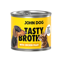 John Dog Tasty Broth - Zupa dla psa i kota z filetem z kurczaka 140 g