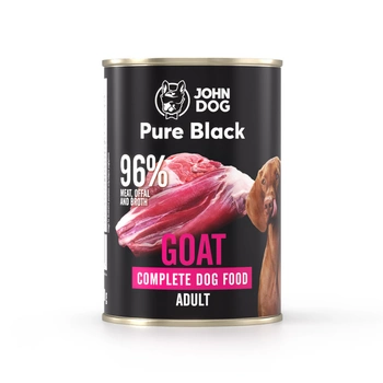 John Dog - Karma mokra  - Pure Black Kozina dla dorosłych psów 400g
